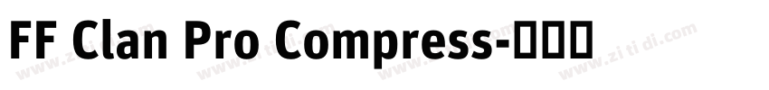 FF Clan Pro Compress字体转换